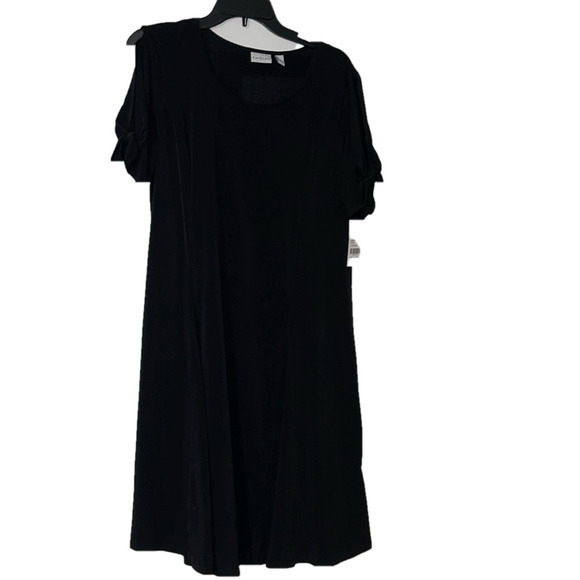 Kim Rogers Dresses & Skirts - NWT Kim Rogers black cold shoulder dress L